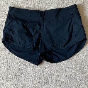 lululemon athletica Black Athletic Running Shorts